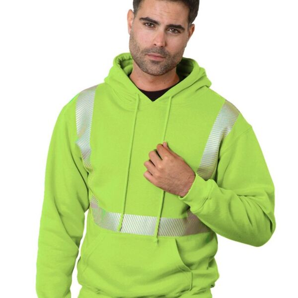 USA-Made High Visibility Hooded Pullover Thumbnail